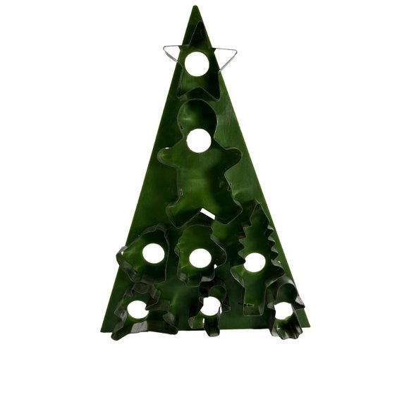 Vintage Hoan Giant Plastic Metal Christmas Tree Cutter in a Single Cut 13.5" - Picture 12 of 12